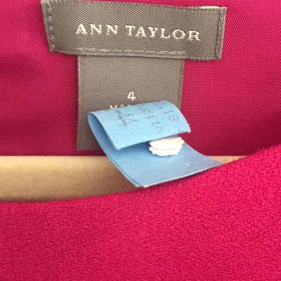 Ann Taylor fuschia sheath dress - Picture 3 of 5